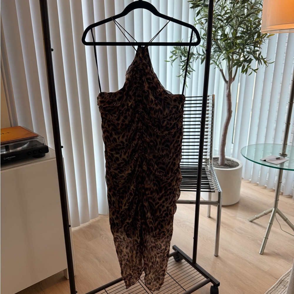Isabel Marant Étoile Valdi Dress in Ochre size 42 - Picture 4 of 7